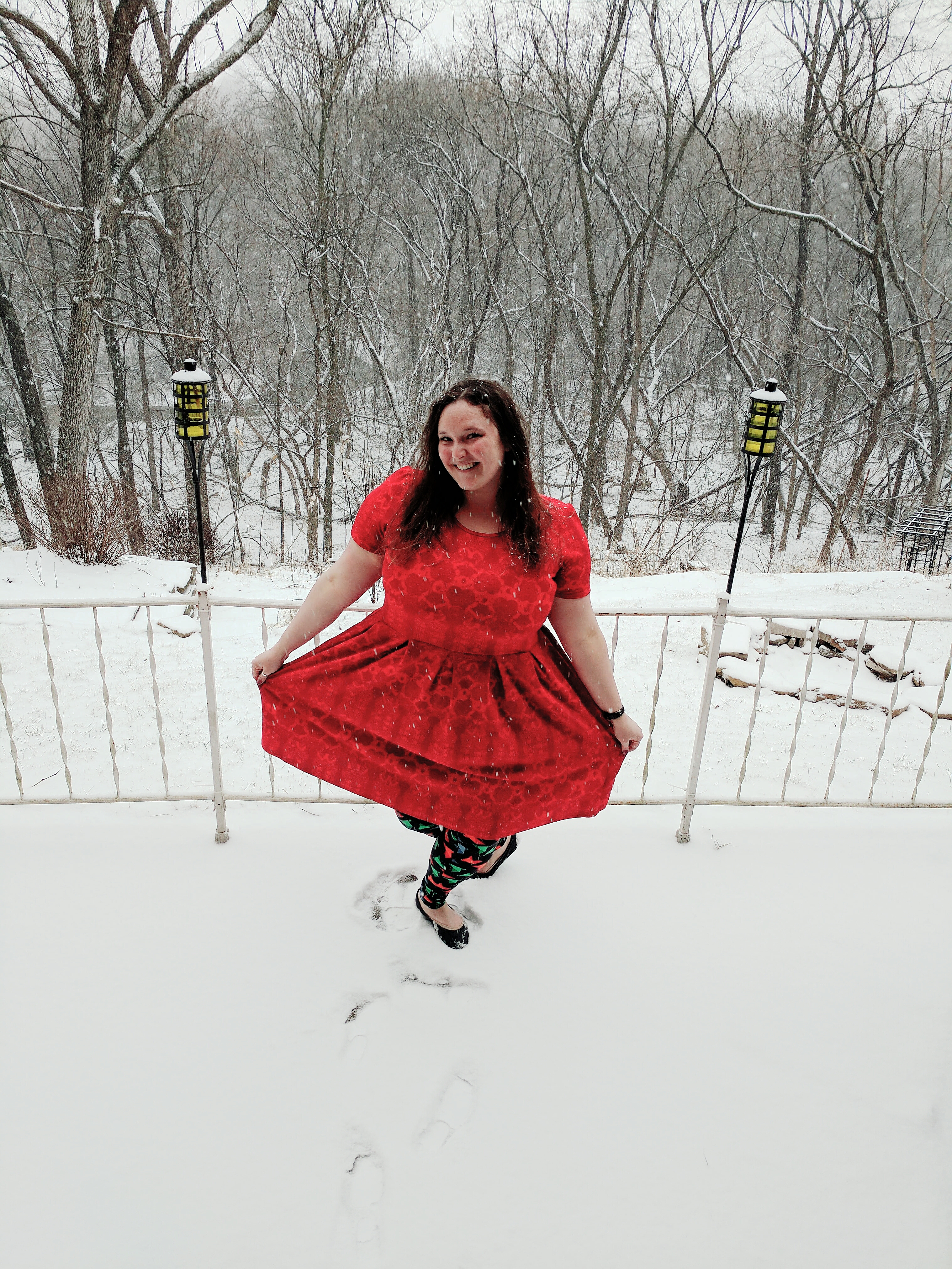 Curtsy in the snow