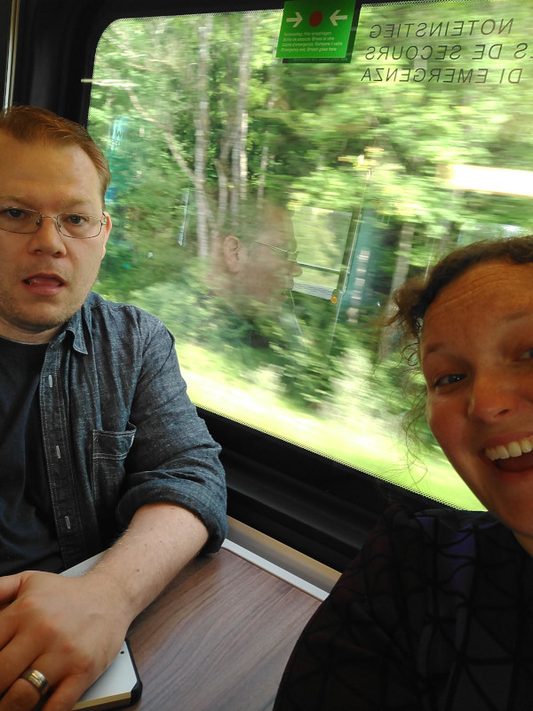 Finally we have seats and I can take a selfie!